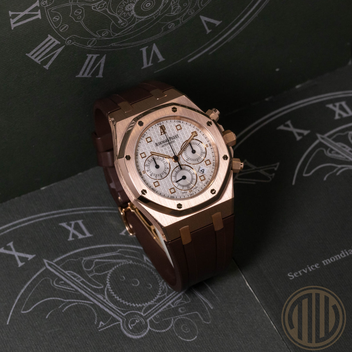 Audemars Piguet Royal Oak Chronograph 18kt Roségold | White Dial | Box and Papers | 2007
