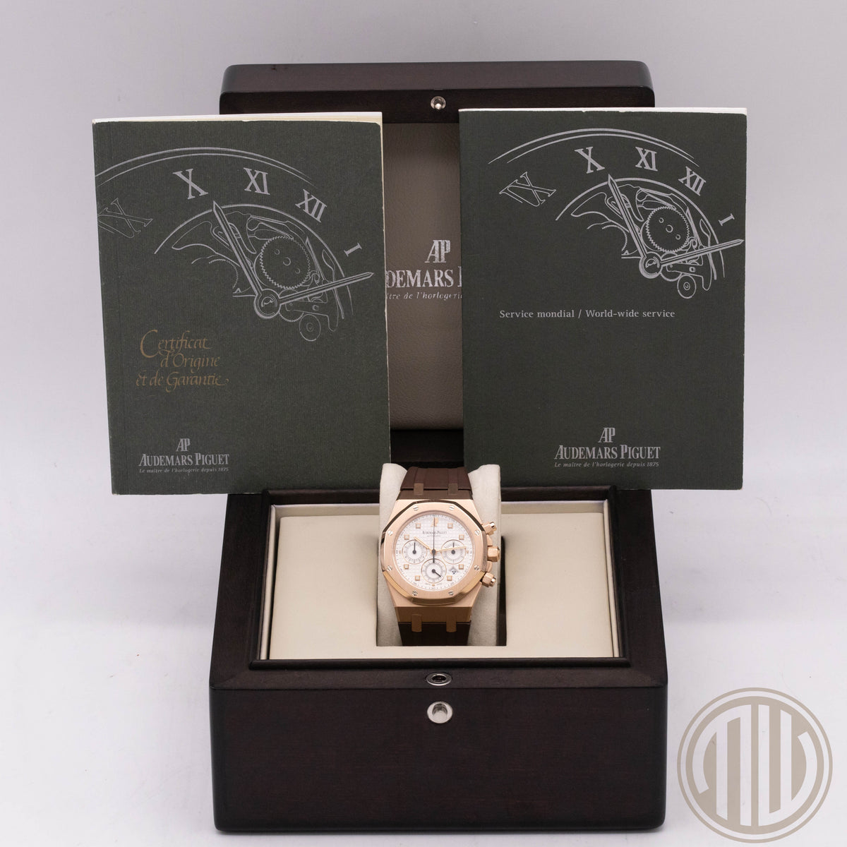 Audemars Piguet Royal Oak Chronograph 18kt Roségold | White Dial | Box and Papers | 2007