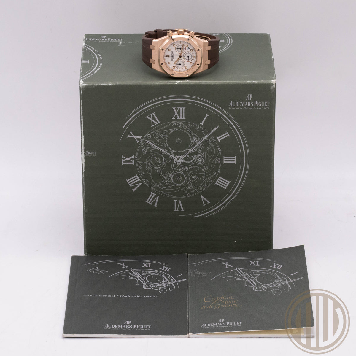 Audemars Piguet Royal Oak Chronograph 18kt Roségold | White Dial | Box and Papers | 2007