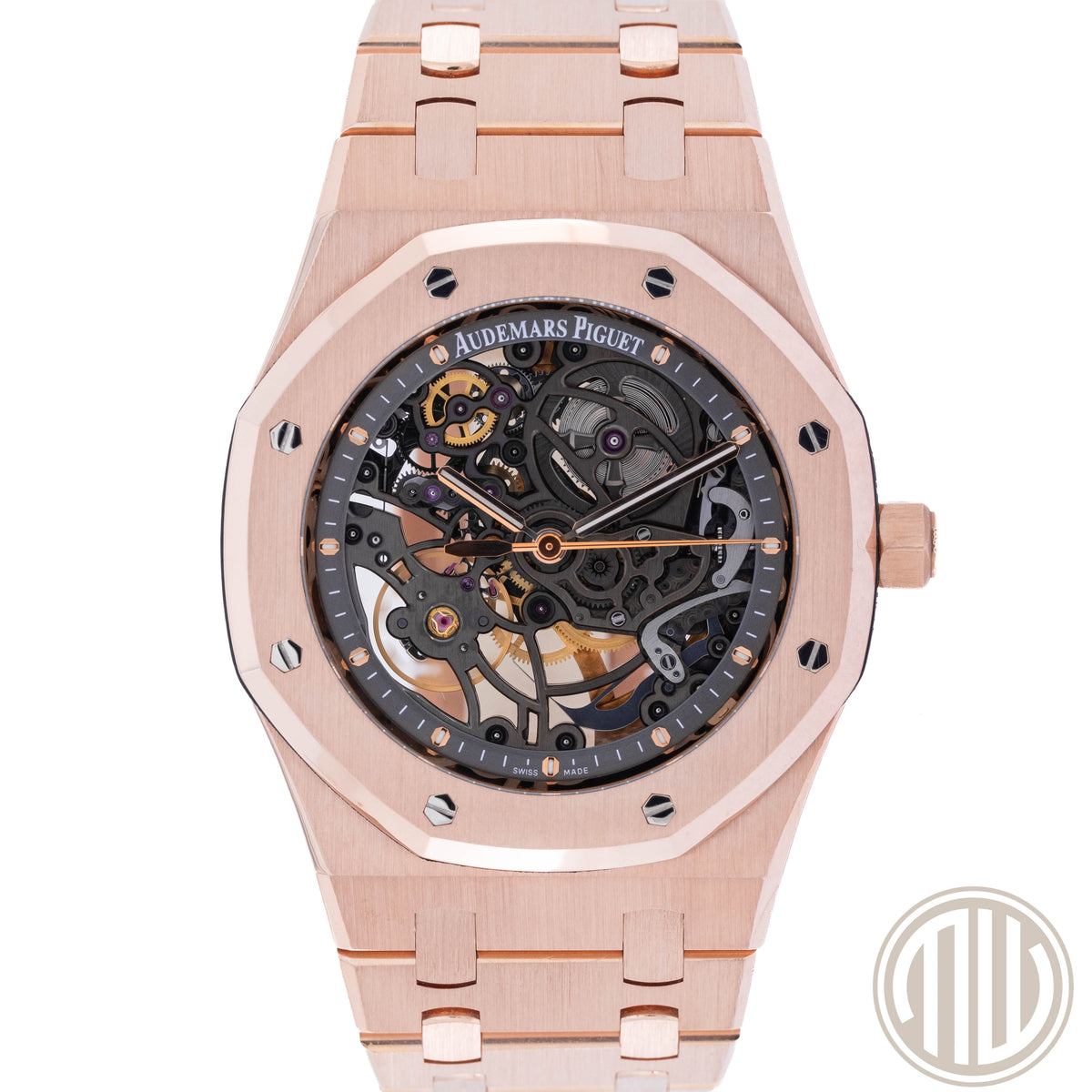 Audemars Piguet Royal Oak Selfwinding Skeleton | 18kt Roségold | 39mm | Box & Papers | 2010