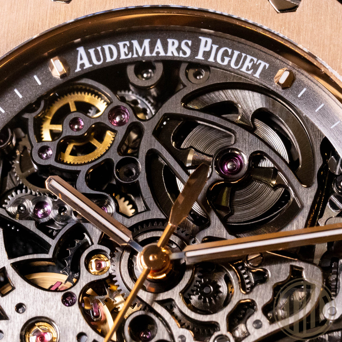 Audemars Piguet Royal Oak Selfwinding Skeleton | 18kt Roségold | 39mm | Box & Papers | 2010