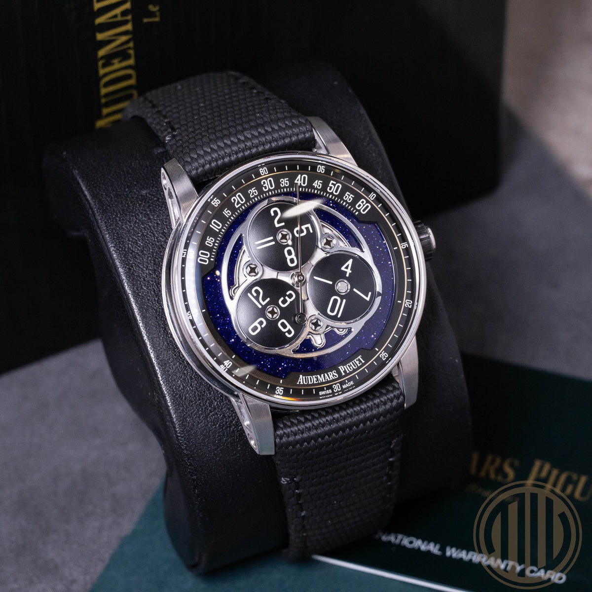 Audemars Piguet Star Wheel Code 11.59 Starwheel Whitegold-Ceramic | Blue Aventurin | Box and Papers | 2025