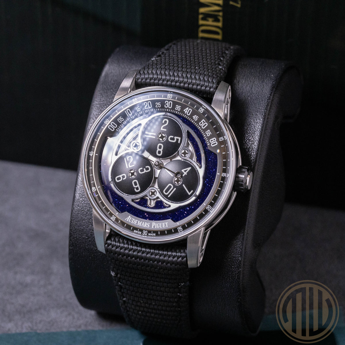 Audemars Piguet Star Wheel Code 11.59 Starwheel Whitegold-Ceramic | Blue Aventurin | Box and Papers | 2025
