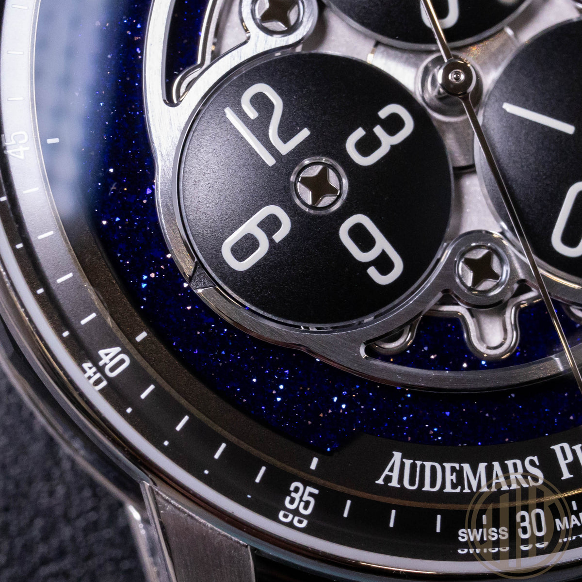 Audemars Piguet Star Wheel Code 11.59 Starwheel Whitegold-Ceramic | Blue Aventurin | Box and Papers | 2025