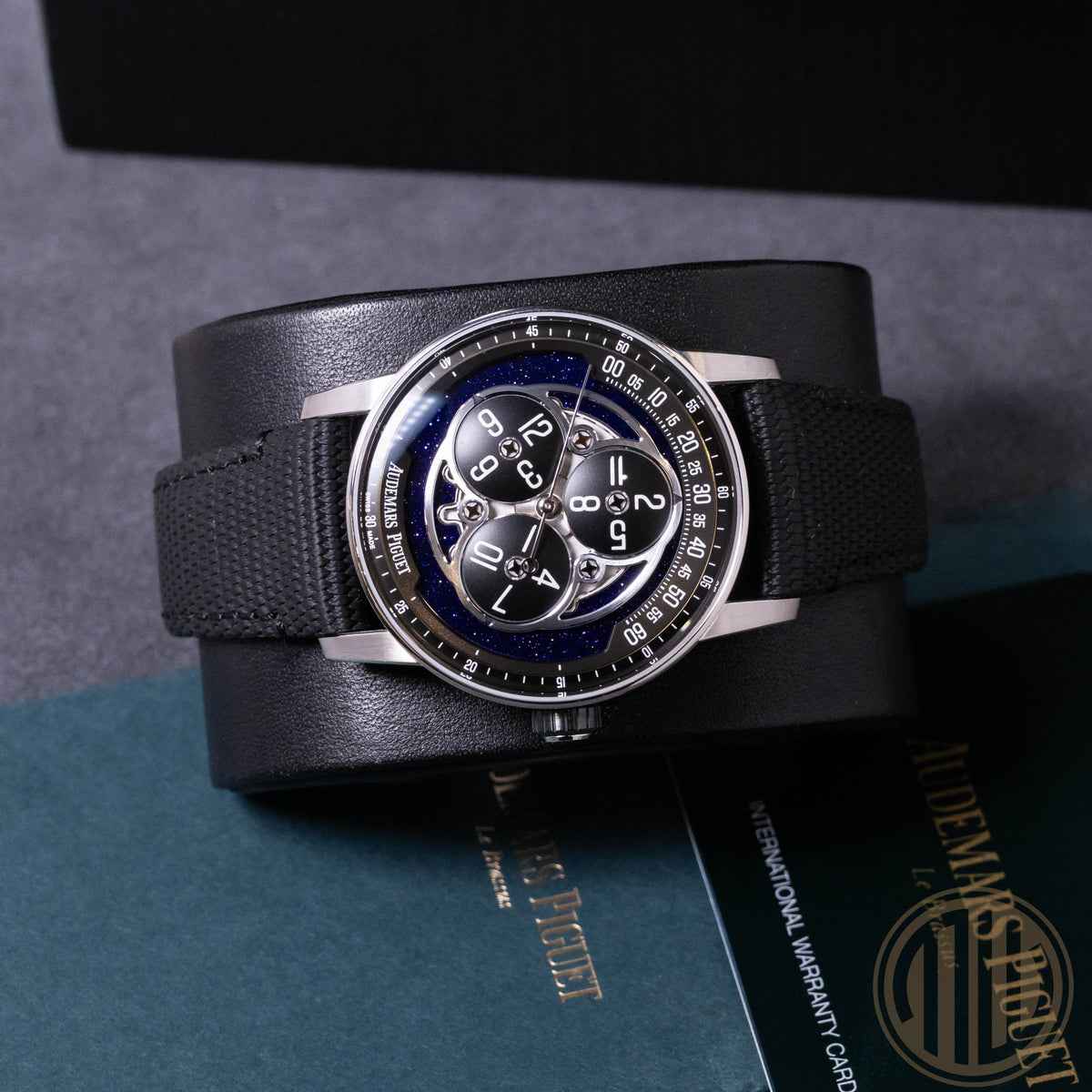 Audemars Piguet Star Wheel Code 11.59 Starwheel Whitegold-Ceramic | Blue Aventurin | Box and Papers | 2025