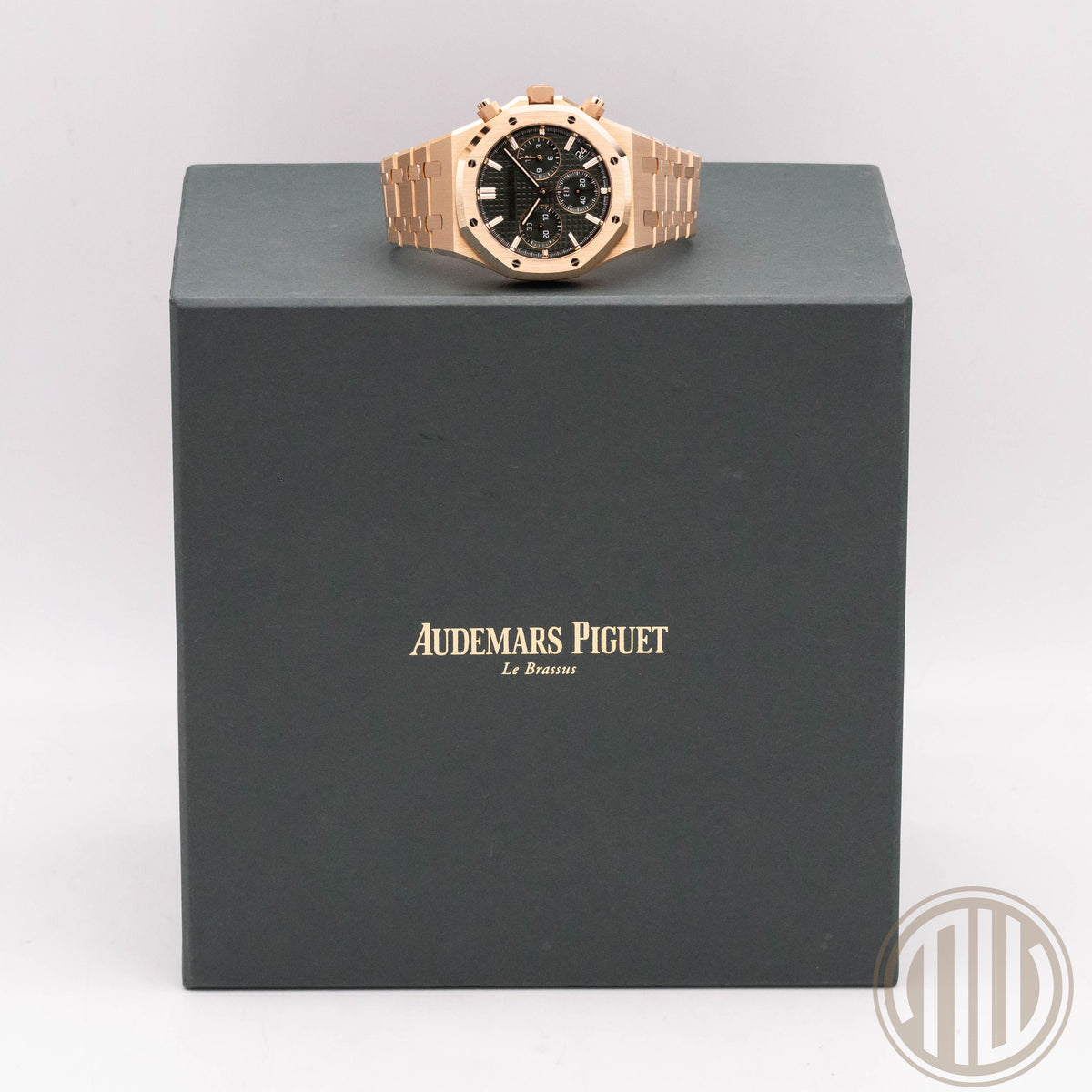 Audemars Piguet Royal Oak Green Dial | 18kt Roségold | Box and Papers | 2023