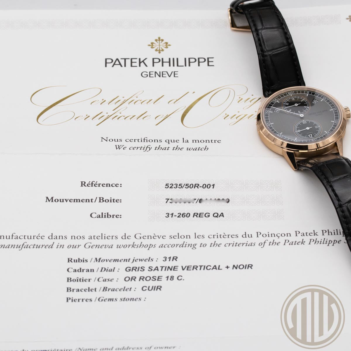 Patek Philippe Annual Calendar | Rose gold | Box and Papers | 2021 | 5235/50R-001