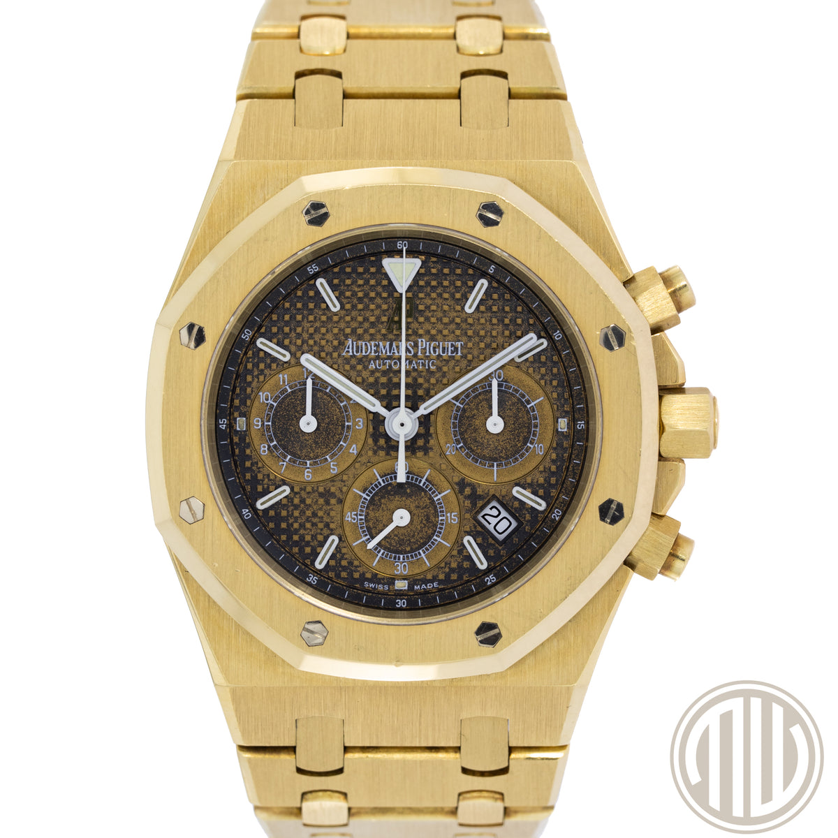 Audemars Piguet Royal Oak Chronograph Tropical Dial | 18kt Yellowgold | AP-Extract | 1999 | 25860BA