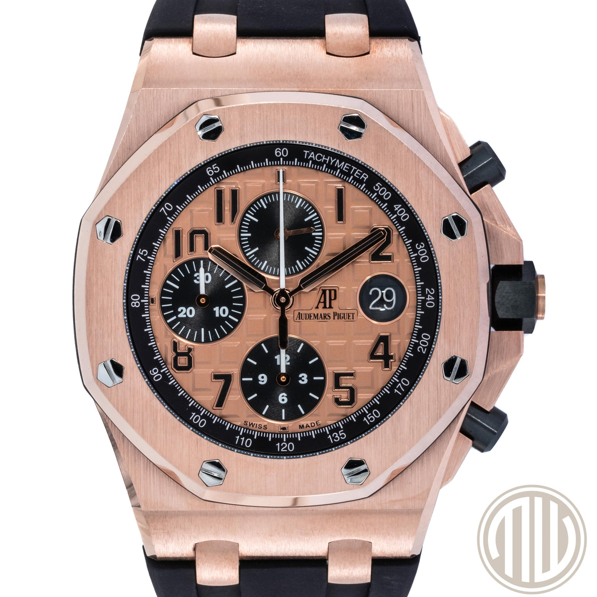 Audemars Piguet Royal Oak Offshore Chronograph 18Karat Roségold | Rubber Strap | Box and Papers | 2017