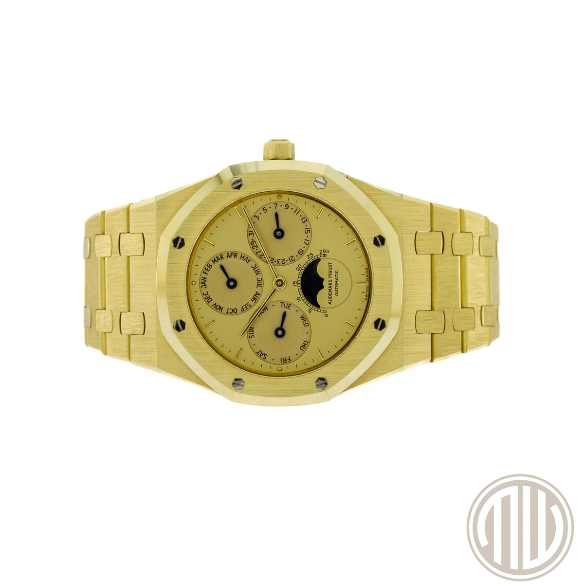 Calendario perpetuo Audemars Piguet Royal Oak | Perfecto estado | Caja y papeles | 25654BA