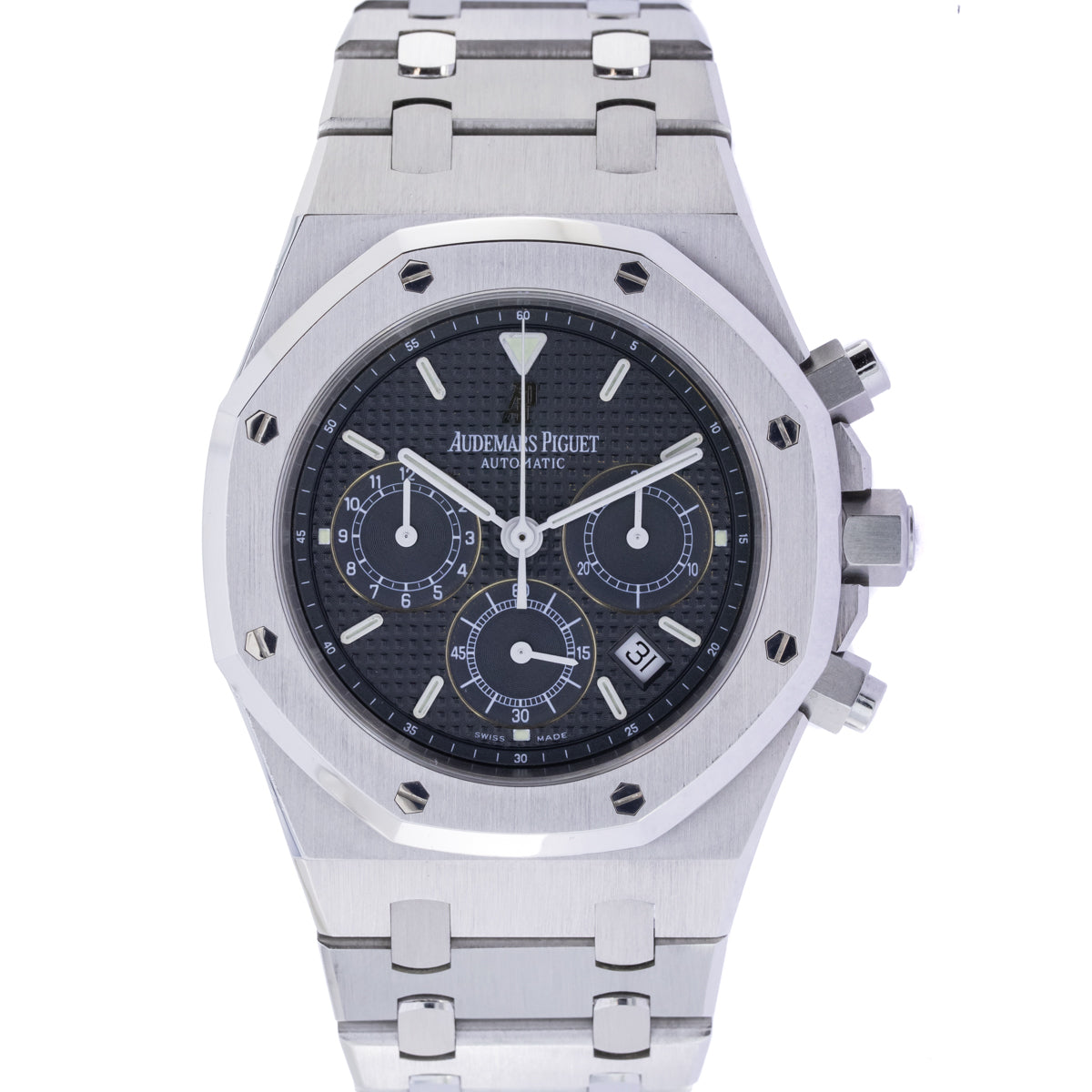 Audemars Piguet Royal Oak Chronograph Dark Blue Dial | Kasparov | Box and Papers | 2000