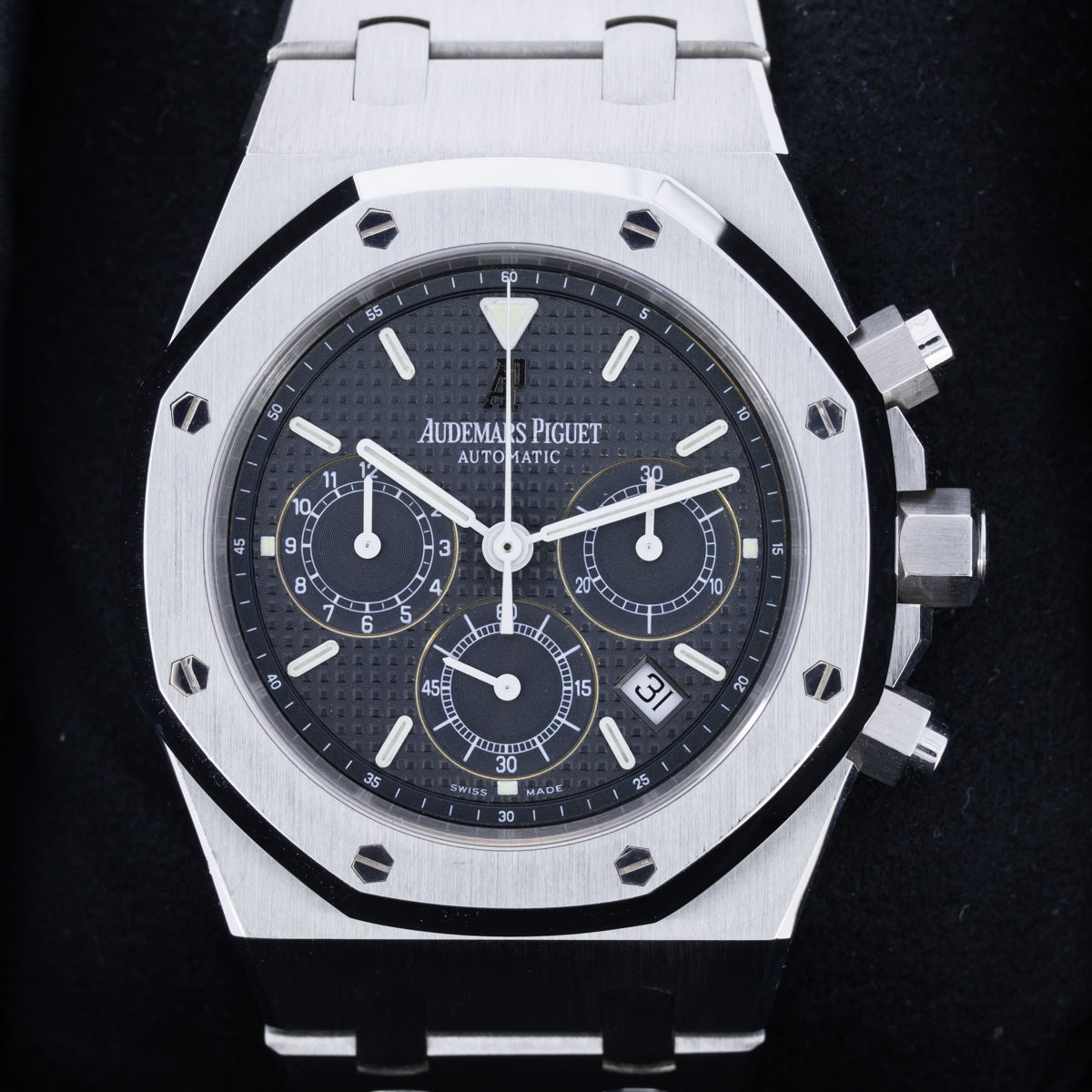 Audemars Piguet Royal Oak Chronograph Dark Blue Dial | Kasparov | Box and Papers | 2000