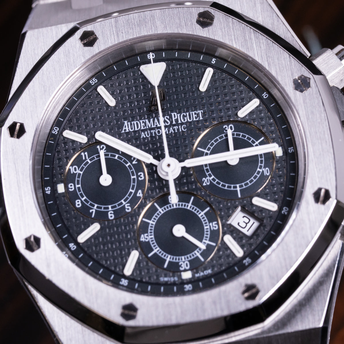 Audemars Piguet Royal Oak Chronograph Dark Blue Dial | Kasparov | Box and Papers | 2000