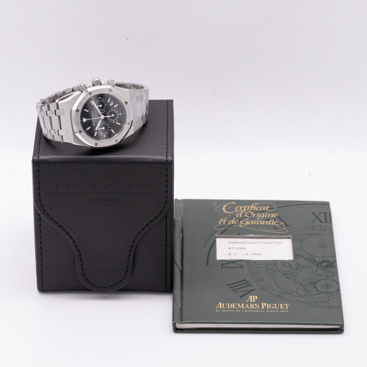 Audemars Piguet Royal Oak Chronograph Dark Blue Dial | Kasparov | Box and Papers | 2000