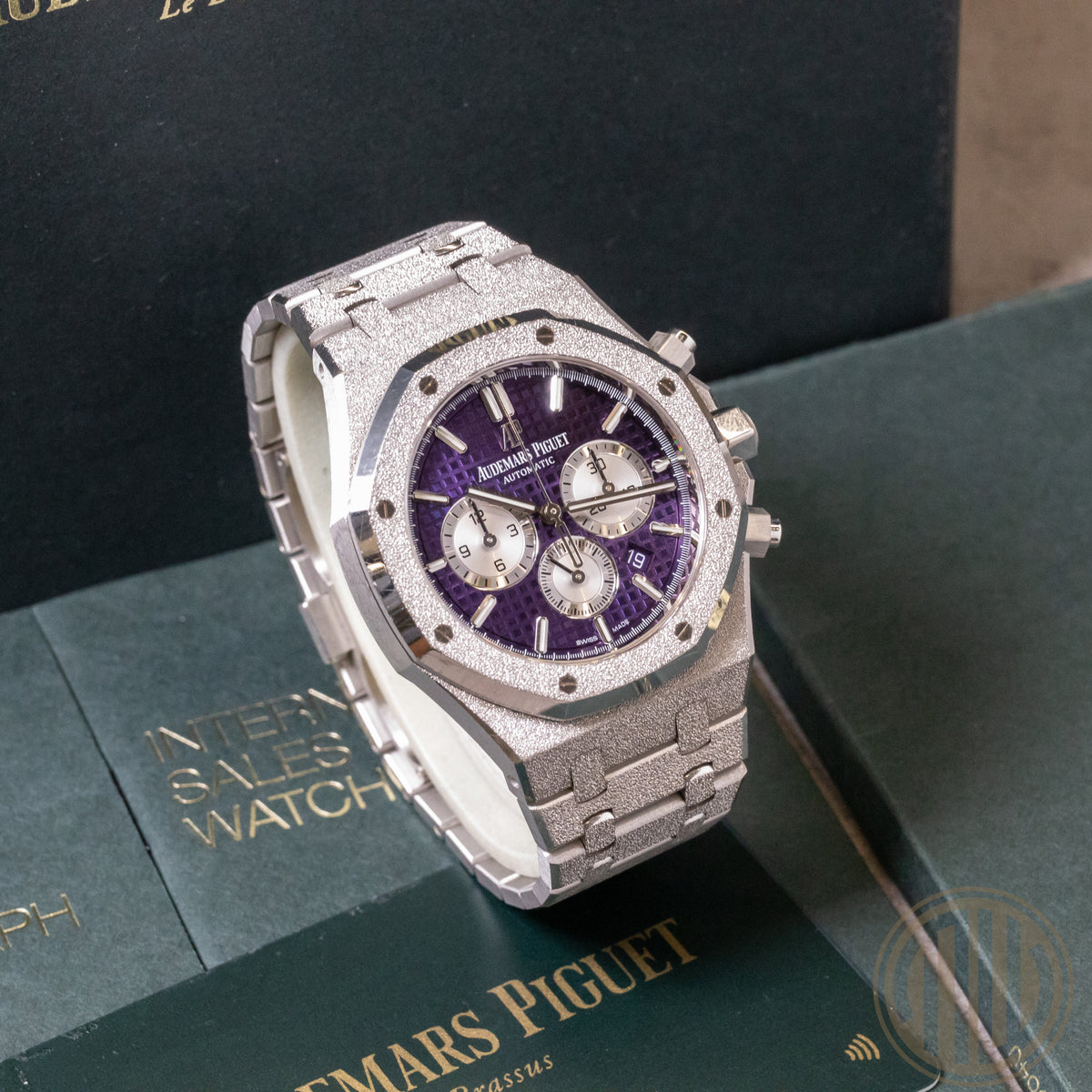 Audemars Piguet Royal Oak Chronograph Frosted | Purple Dial | Limited Piece | Box and Papers | 2019