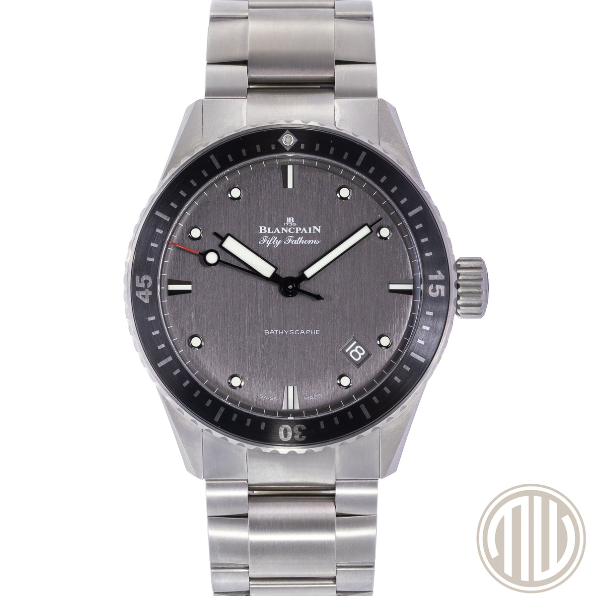 Blancpain Fifty Fathoms Bathyscaphe Titanium | New | Fullset | 2025