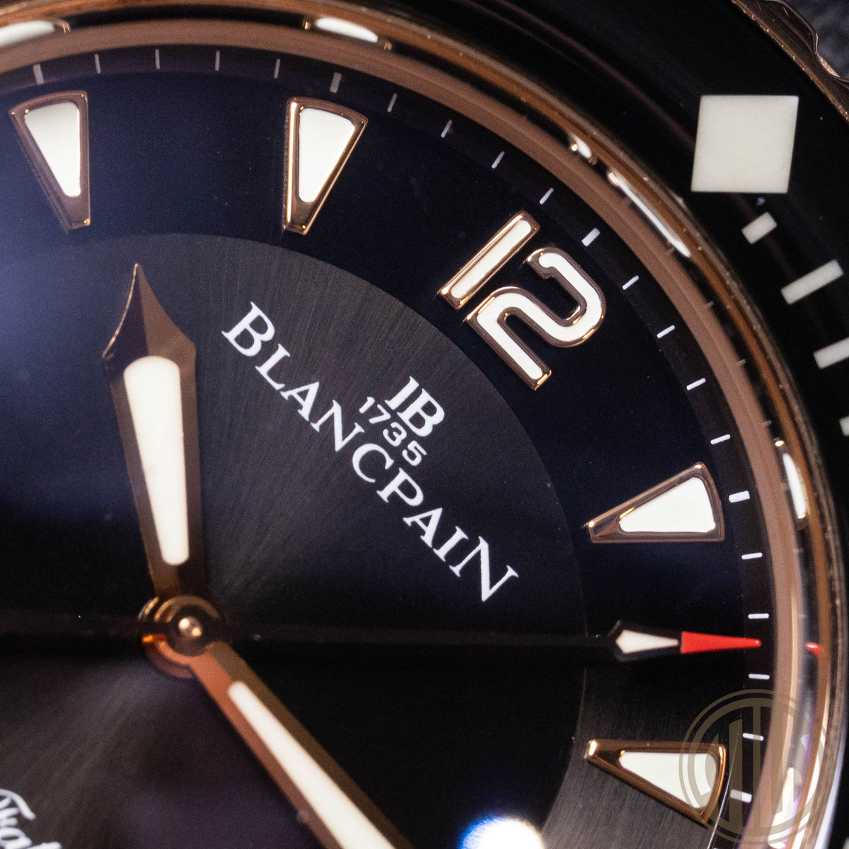 Blancpain Fifty Fathoms Black Dial | 18kt Roségold | Box and Papers | 2011