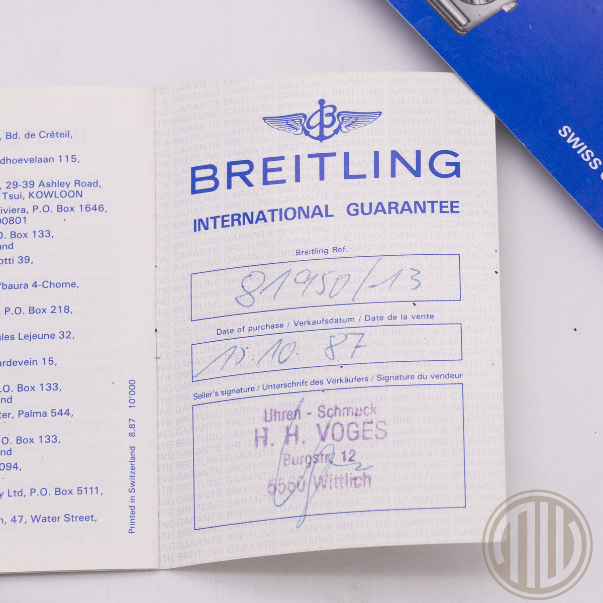 Breitling Chronomat UTC | Bicolor | Box and Papers | 1987 | Ref: 81950/13