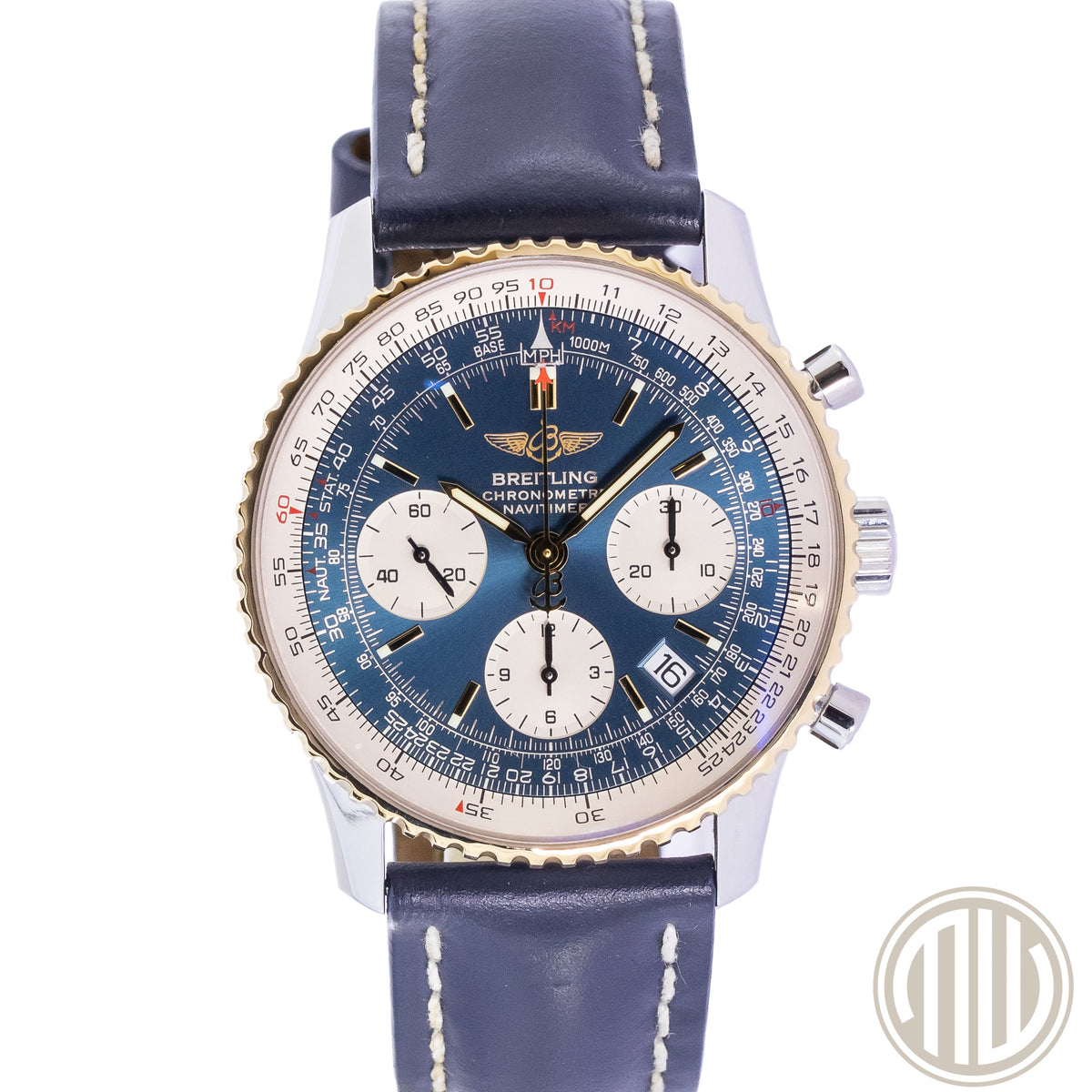 Breitling Navitimer Bicolor | Blue Dial | Box and Papers | 2010
