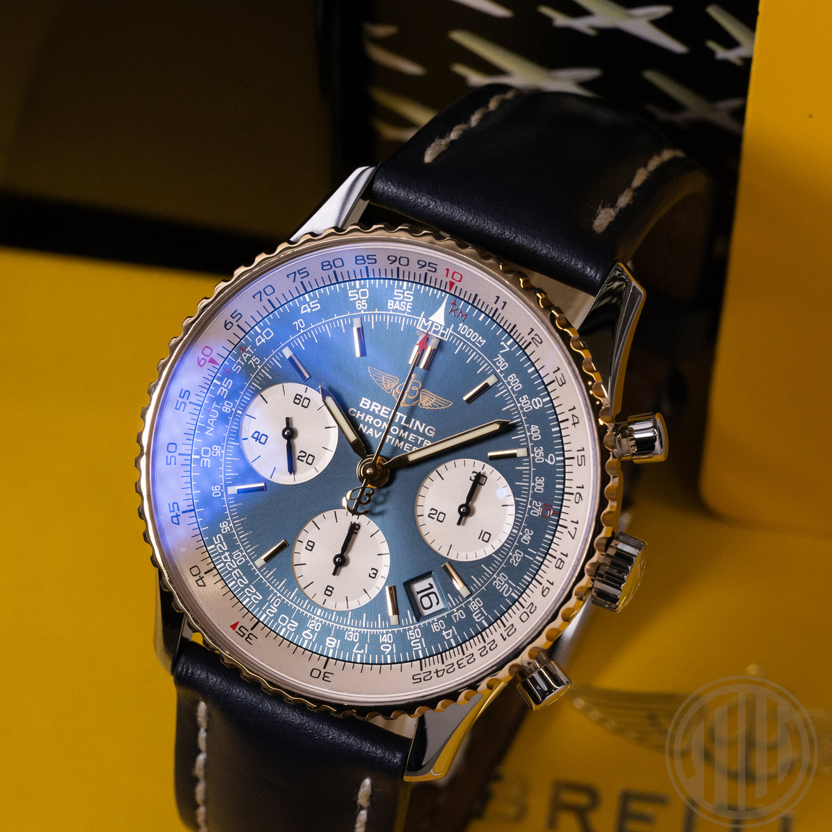 Breitling Navitimer Bicolor | Blue Dial | Box and Papers | 2010