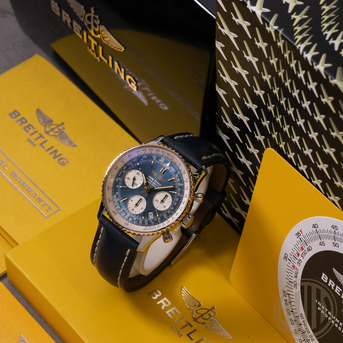 Breitling Navitimer Bicolor | Blue Dial | Box and Papers | 2010