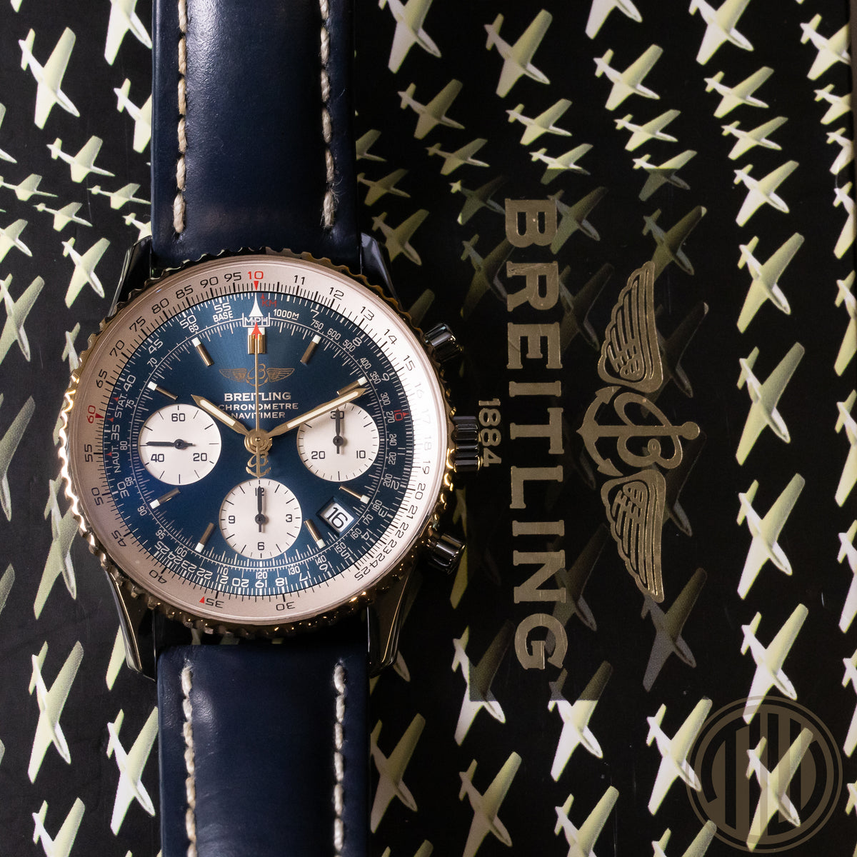 Breitling Navitimer Bicolor | Blue Dial | Box and Papers | 2010