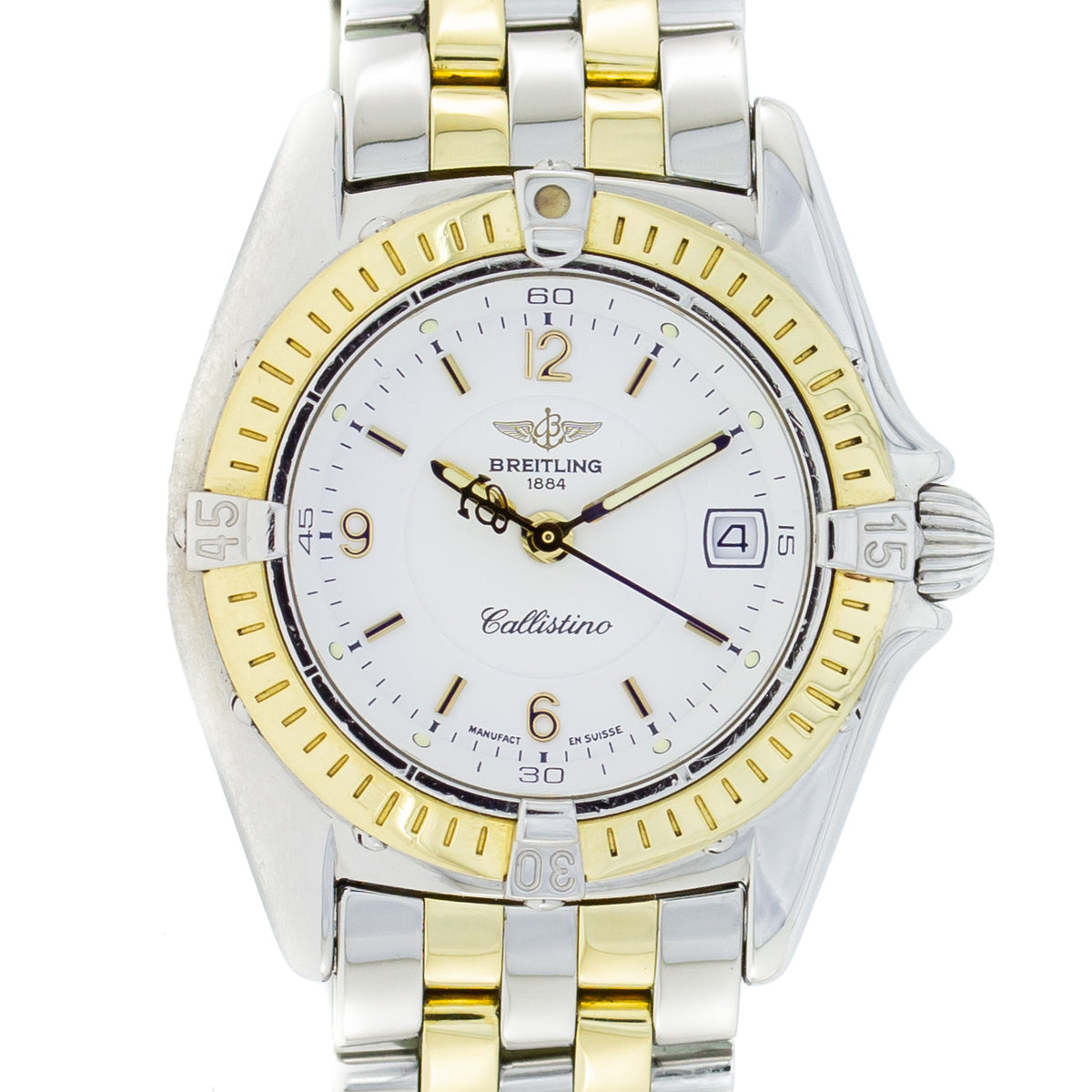 Breitling Callistino Lady | Steel/Gold | White Dial D52045