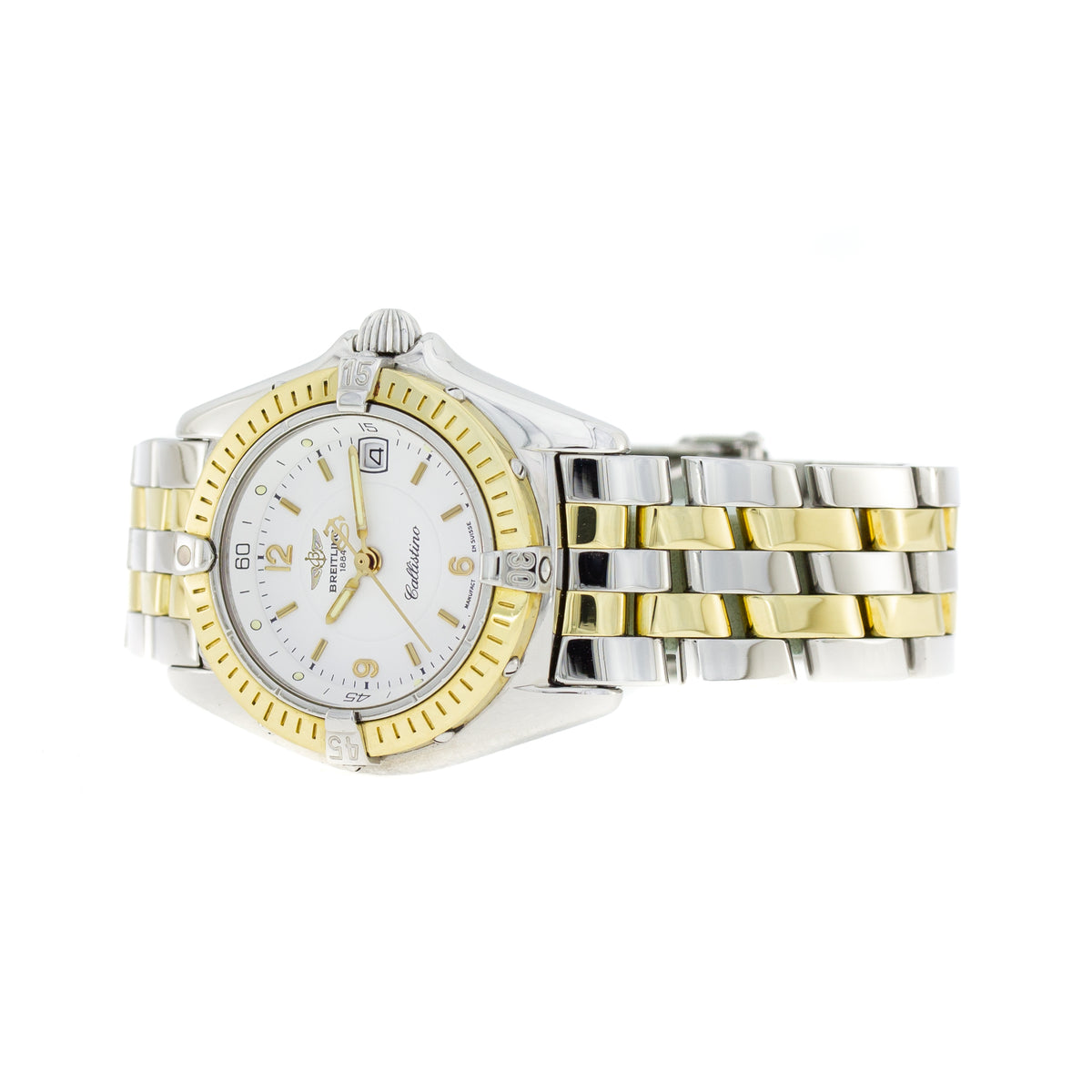 Breitling Callistino Señora | Acero/Oro | Esfera blanca D52045