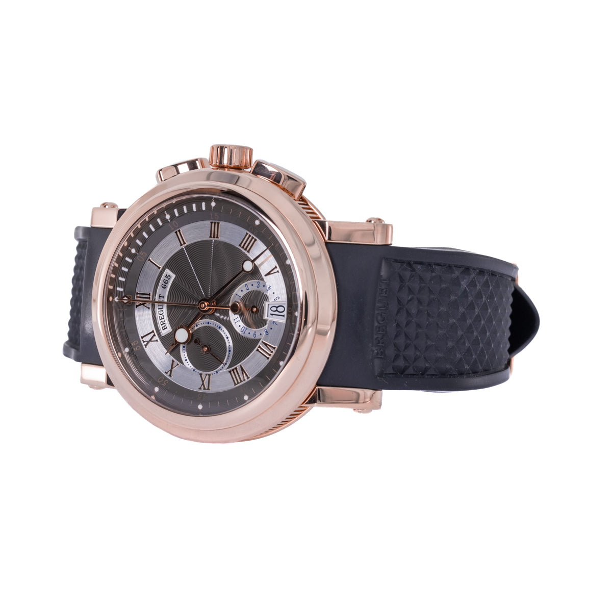 Breguet Marine Chronograph | Ref: 5827 | 18k rose gold | New Service | Box and Papers | 2012