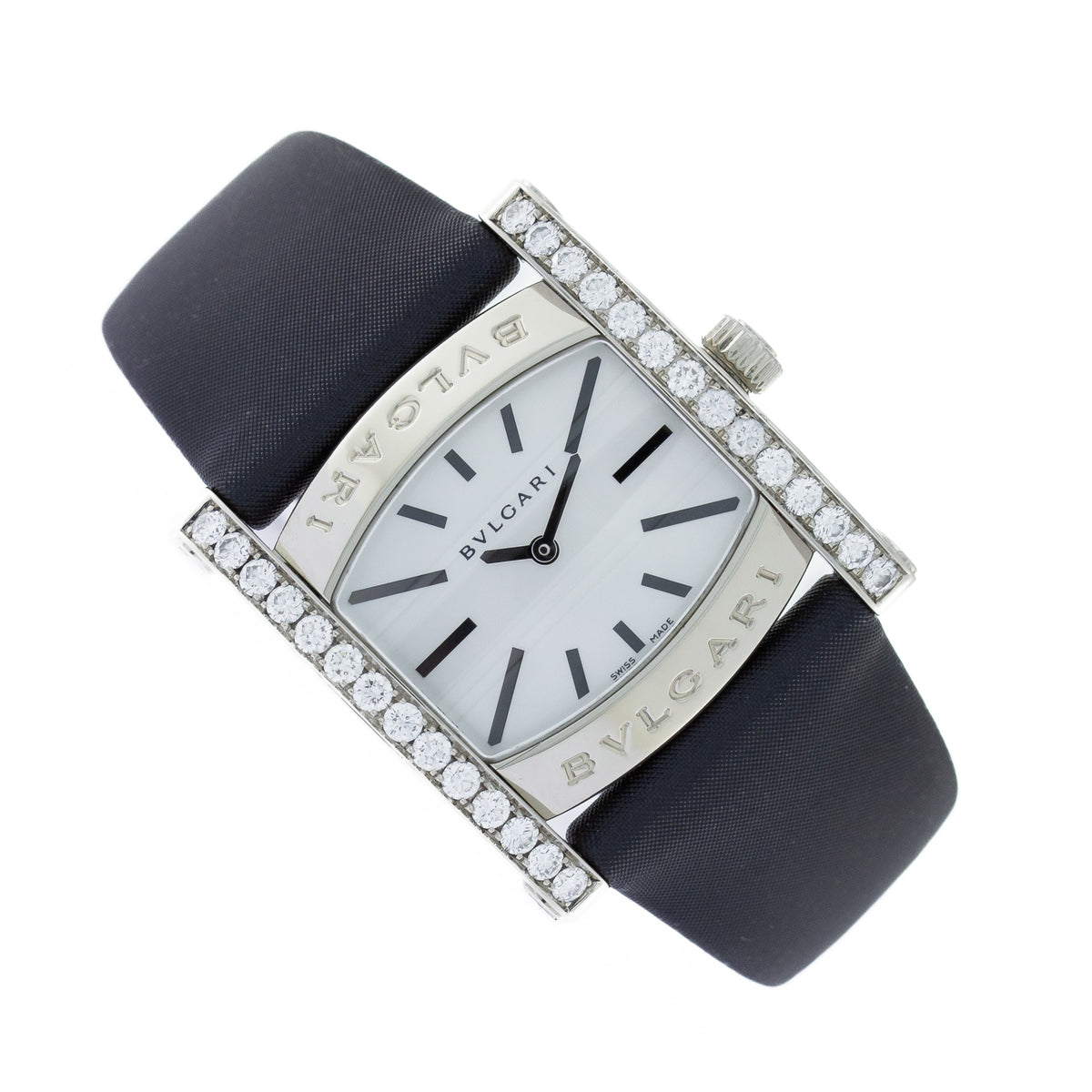 Bulgari Assioma | Diamond | 750 White Gold | Mother of Pearl Dial | AAW36G