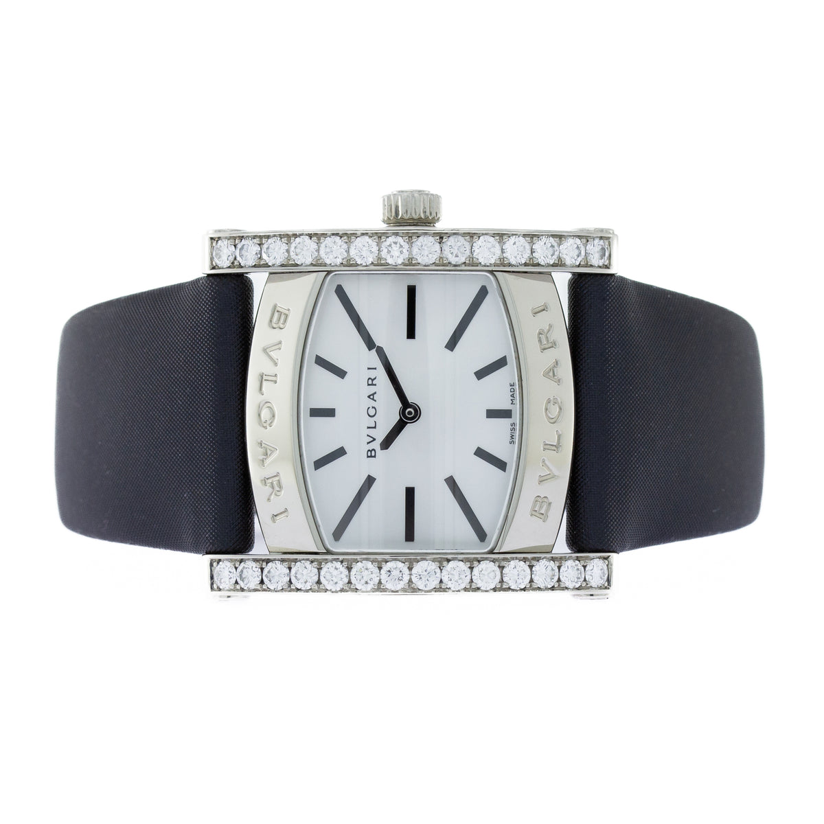 Bulgari Assioma | Diamond | 750 White Gold | Mother of Pearl Dial | AAW36G