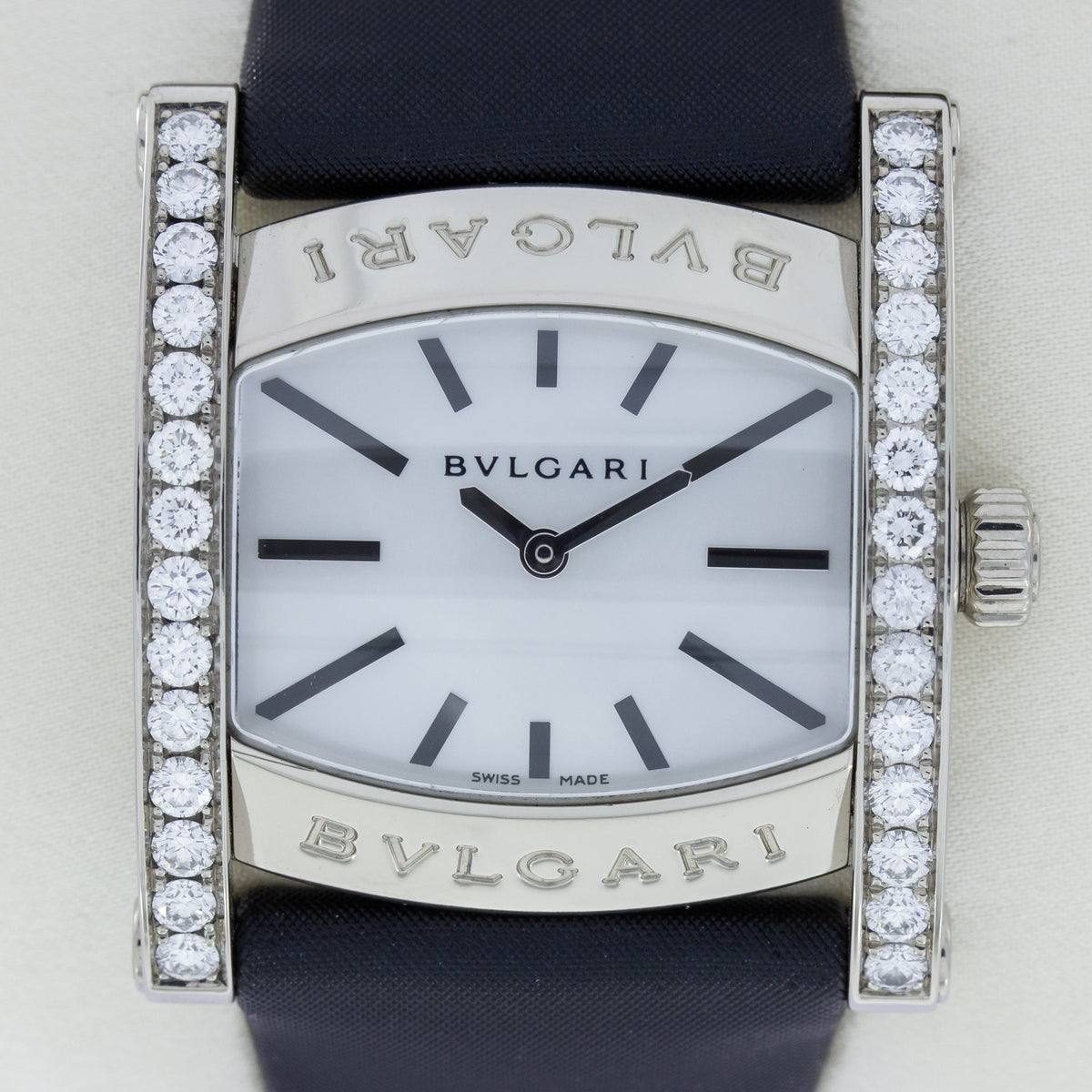 Bulgari Assioma | Diamond | 750 White Gold | Mother of Pearl Dial | AAW36G