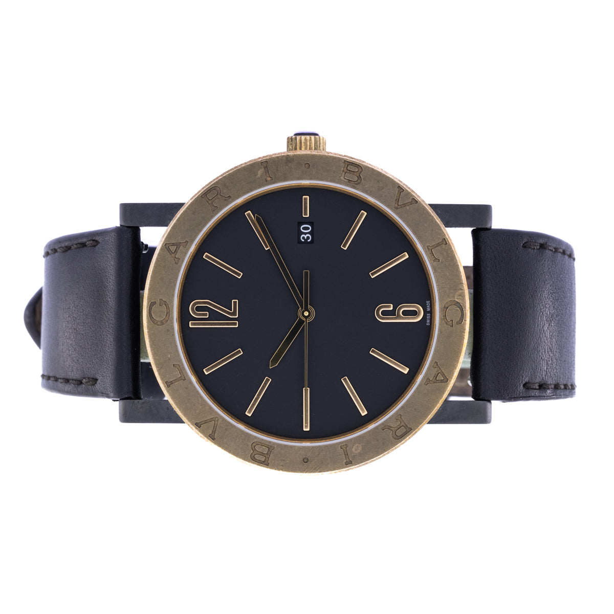 Reloj Bvlgari para hombre Bulgari Solotempo automático con esfera negra | 102931