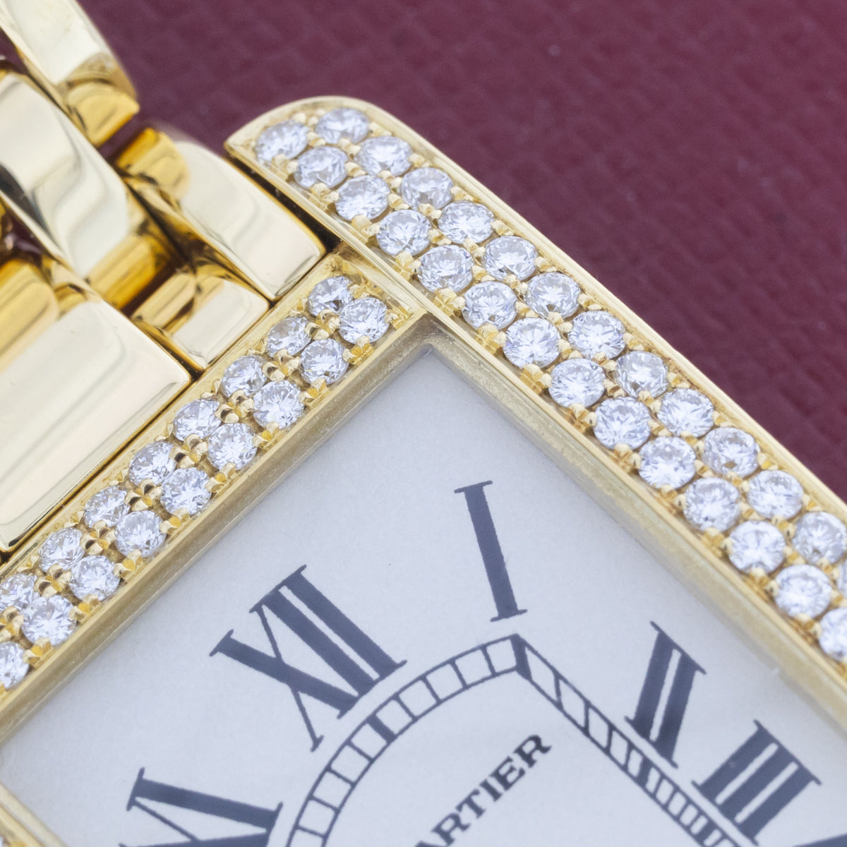 Cartier Tank Américaine Factory Diamond Setting | 18Karat Gold | Box and Papers | 2012 | 1720