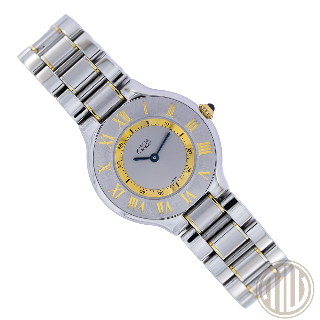 Cartier 21 Must de CartierStainless-Steel/750 Yellow Gold | Quarz | 31mm | Ref: 1330