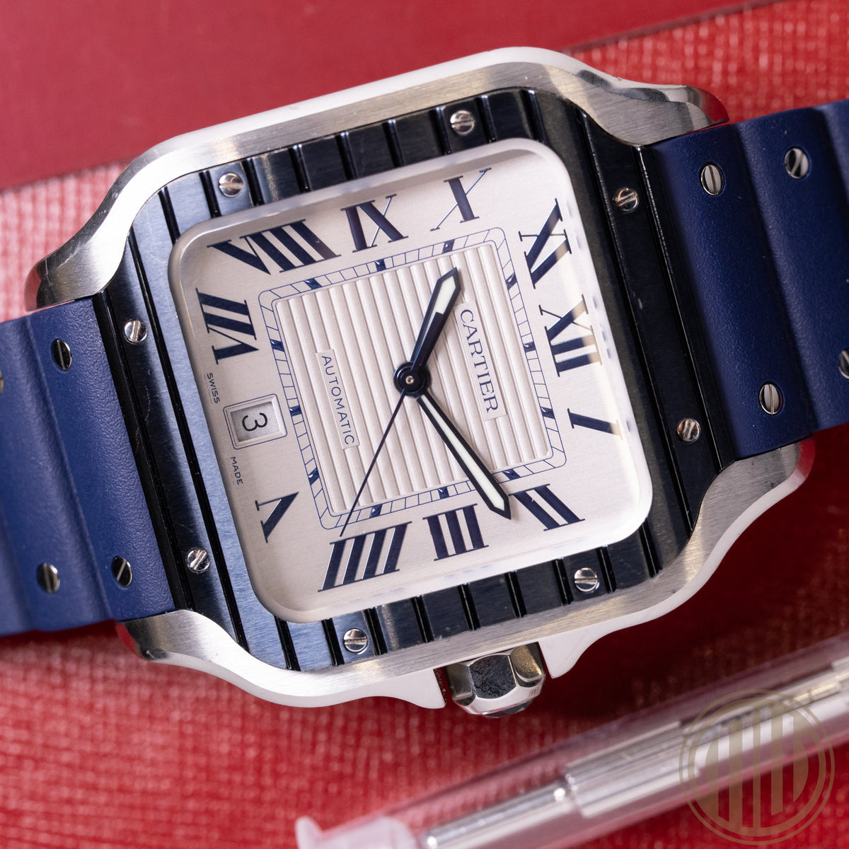 Cartier Santos De Cartier | Large Dial | Box and Papers | 2022 | WSSA0047