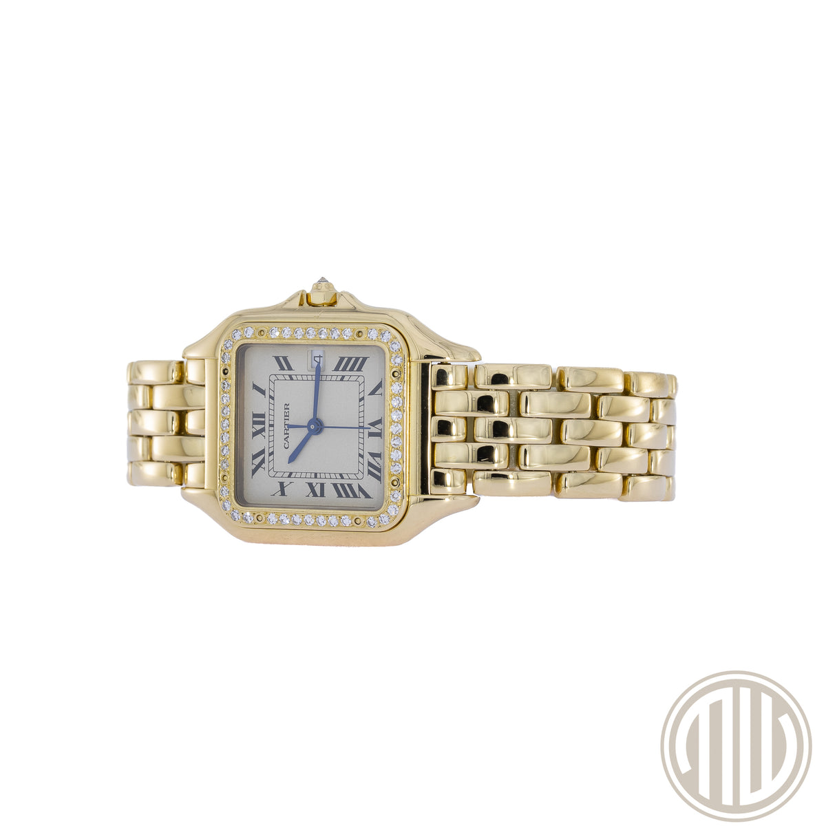 Cartier Panthère Medium 18k Quartz | Diamond Bezel | New Cartier Service | 883969