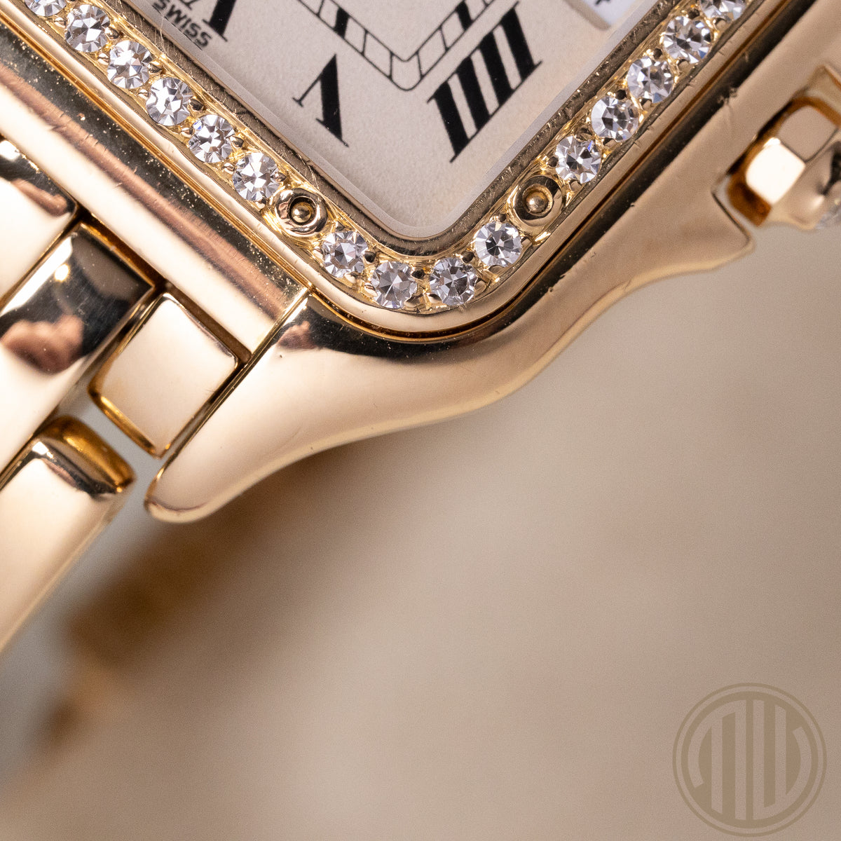 Cartier Panthère Medium 18k Quartz | Diamond Bezel | New Cartier Service | 883969