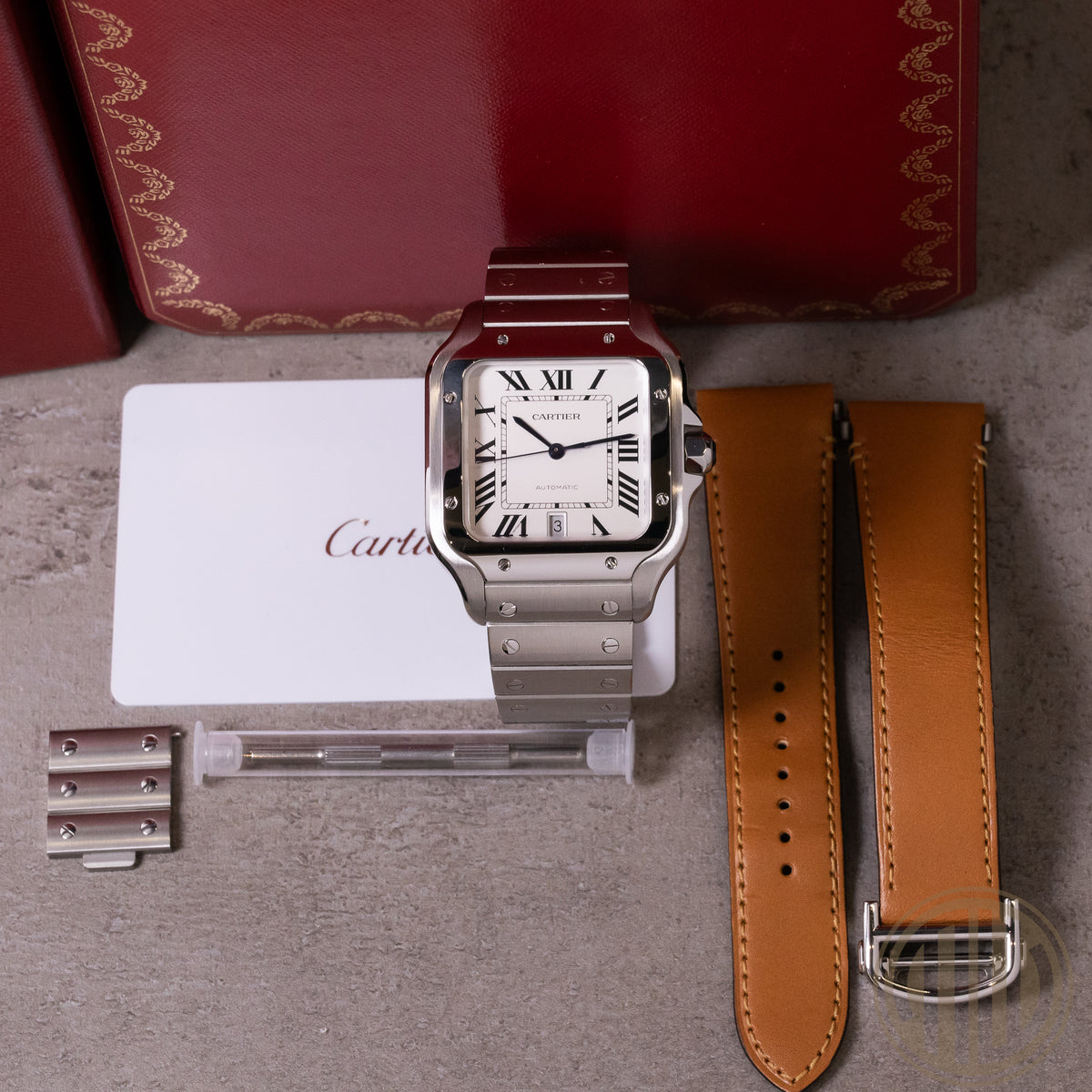 Cartier Santos De Cartier White Dial | Stainless-Steel | Box and Papers | 2024