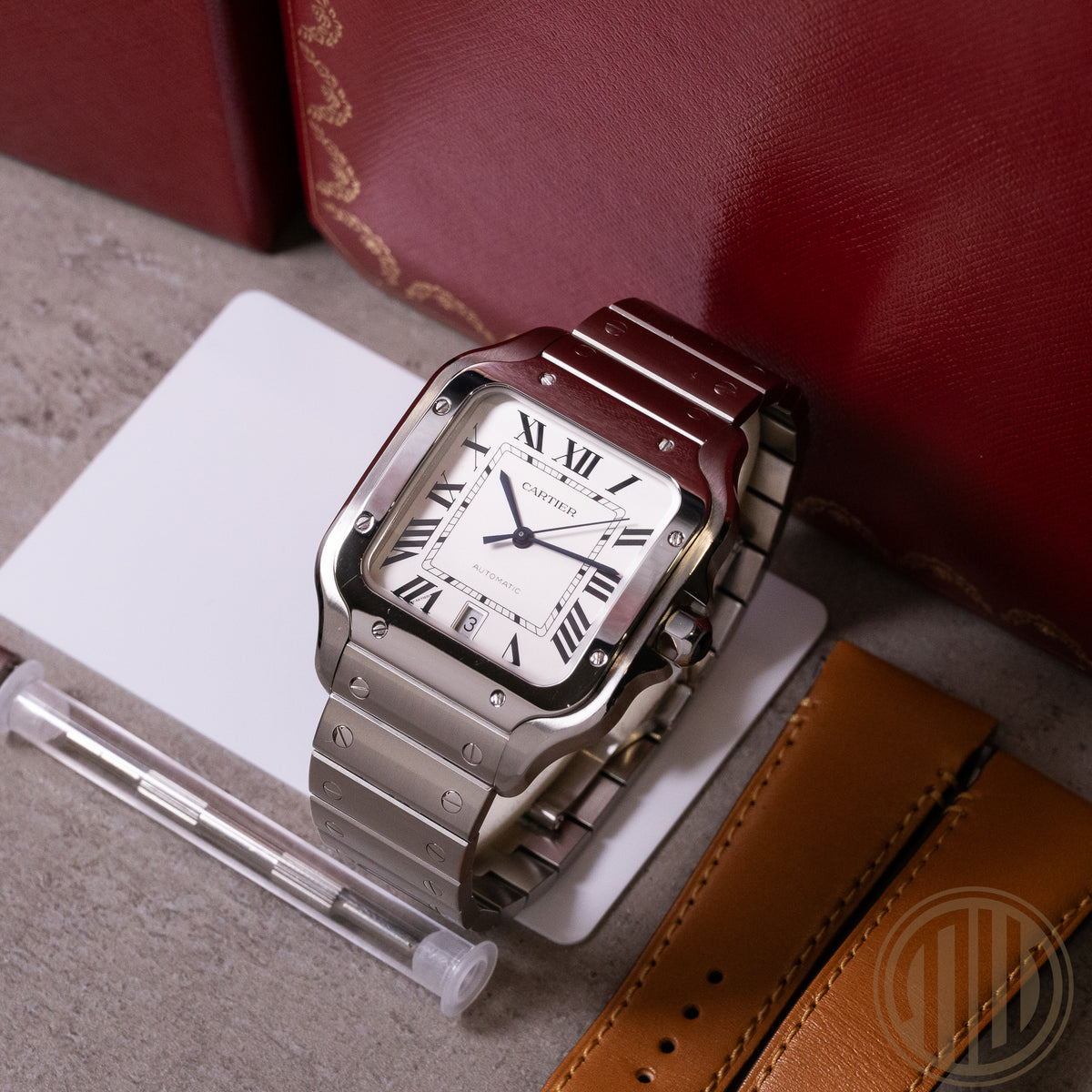 Cartier Santos De Cartier White Dial | Stainless-Steel | Box and Papers | 2024