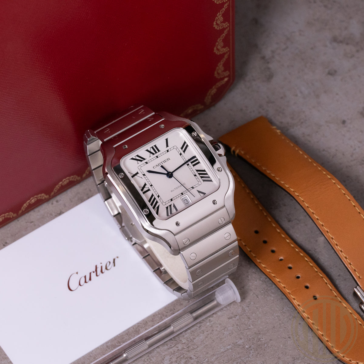 Cartier Santos De Cartier White Dial | Stainless-Steel | Box and Papers | 2024