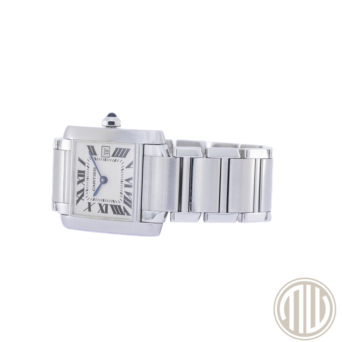 Cartier Tank Française Stainless-Steel | White Dial | Box and Papers | 2000 | 2465