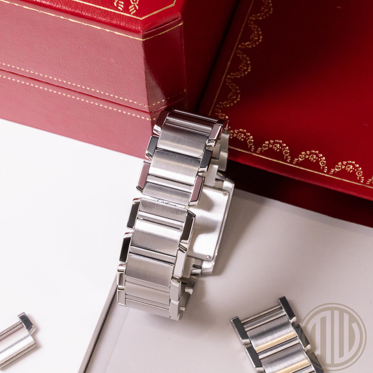 Cartier Tank Française Stainless-Steel | White Dial | Box and Papers | 2000 | 2465