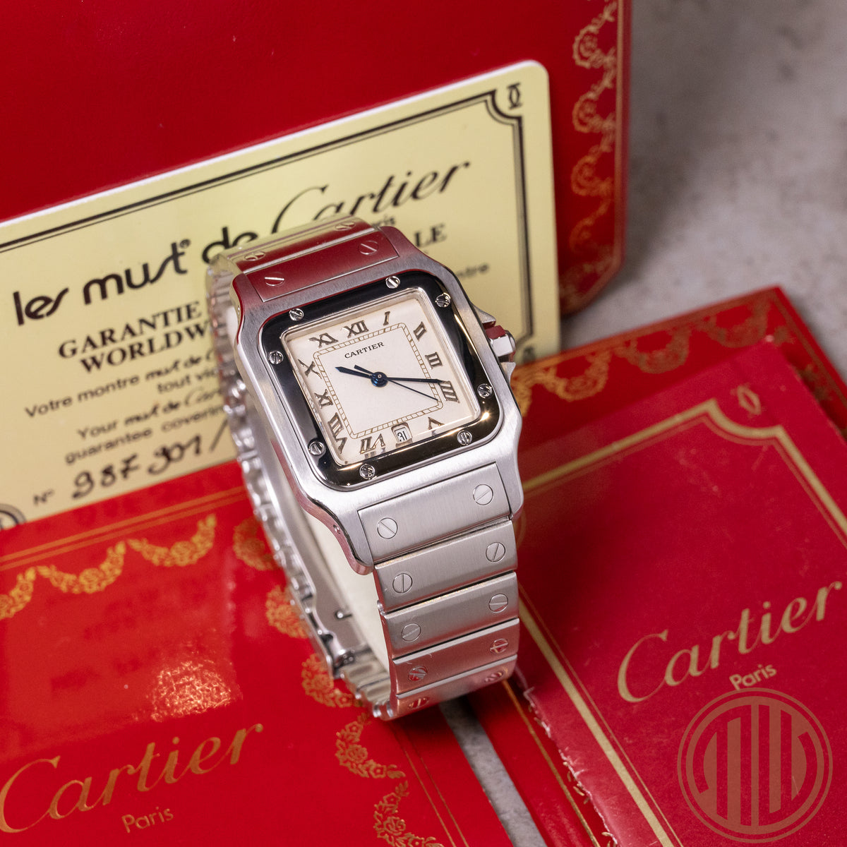 Cartier Santos Galbée Top Condition | Stainless-Steel | Box and Papers | 1982