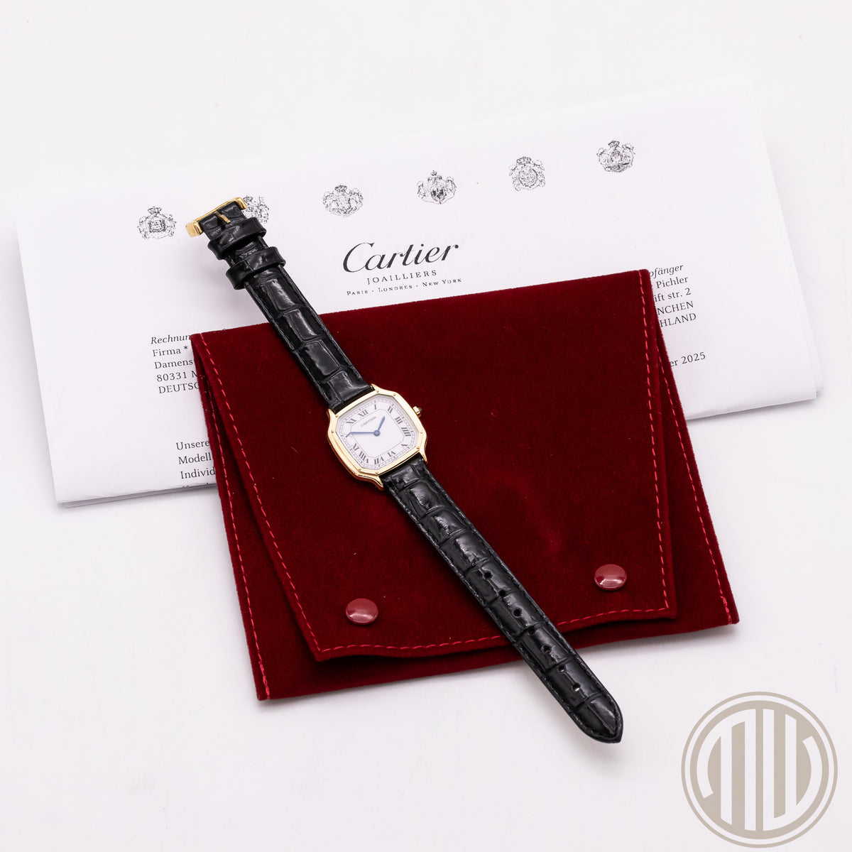 Cartier Trianon | Paris Dial | 18kt Yellowgold | Cartier Warranty | New Cartier Service