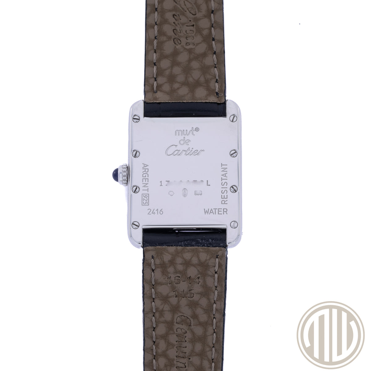 Cartier Tank Must 925 Silver | White Roman Dial | Quarz