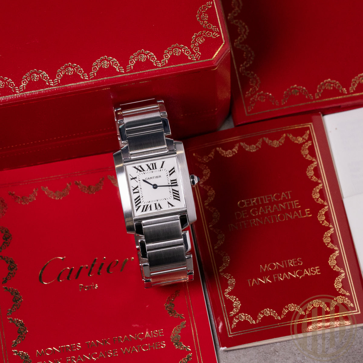 Cartier Tank Française Stainless-Steel | Quarz | Box and Papers | 1997