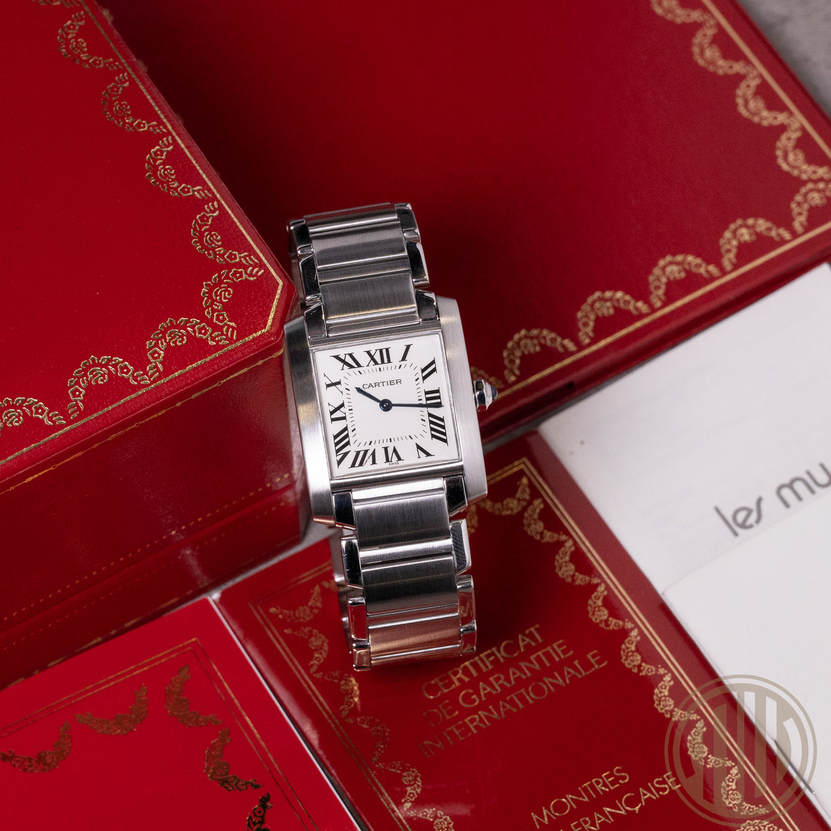 Cartier Tank Française Stainless-Steel | Quarz | Box and Papers | 1997