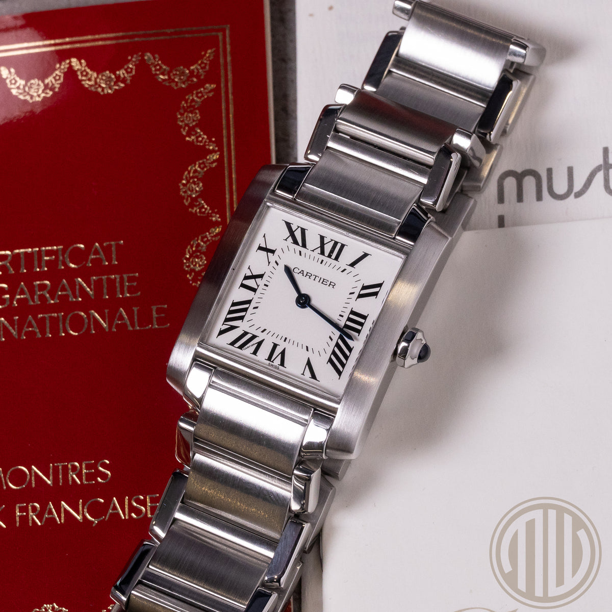 Cartier Tank Française Stainless-Steel | Quarz | Box and Papers | 1997