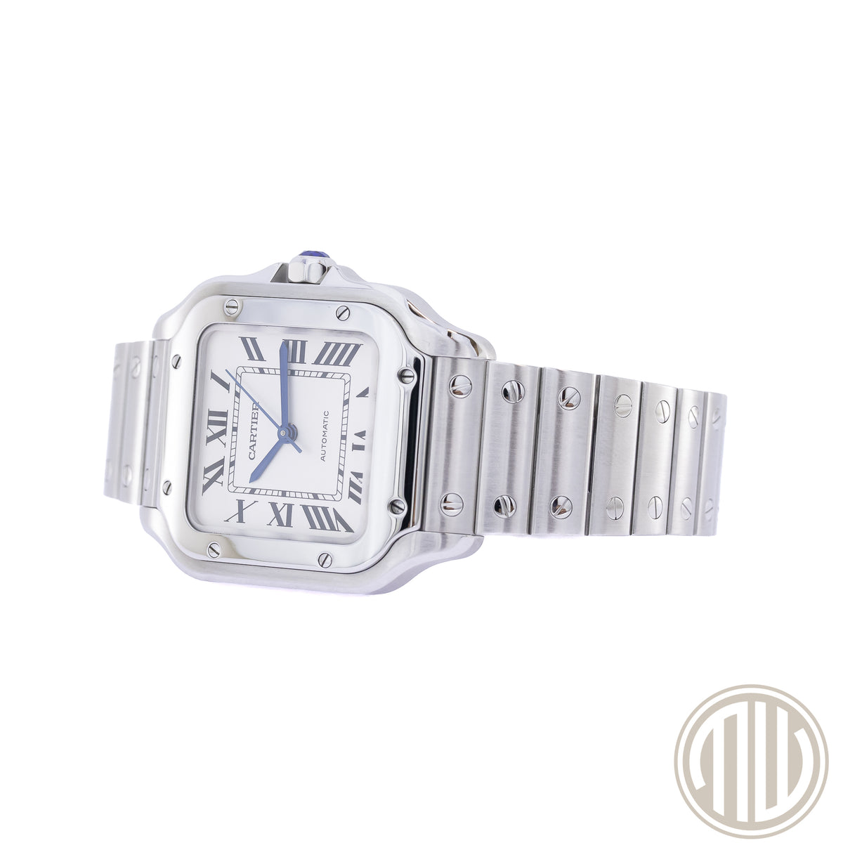 Cartier Santos De Cartier Medium | White Dial | Box and Papers | 2021
